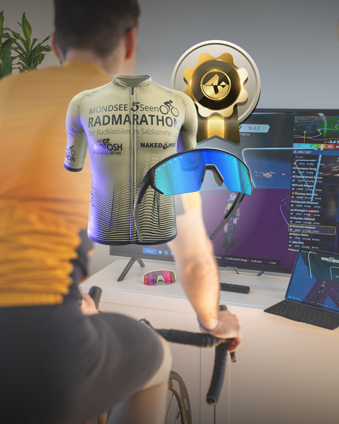 My Whoosh Mission: NAKED Optics X Mondsee Radmarathon