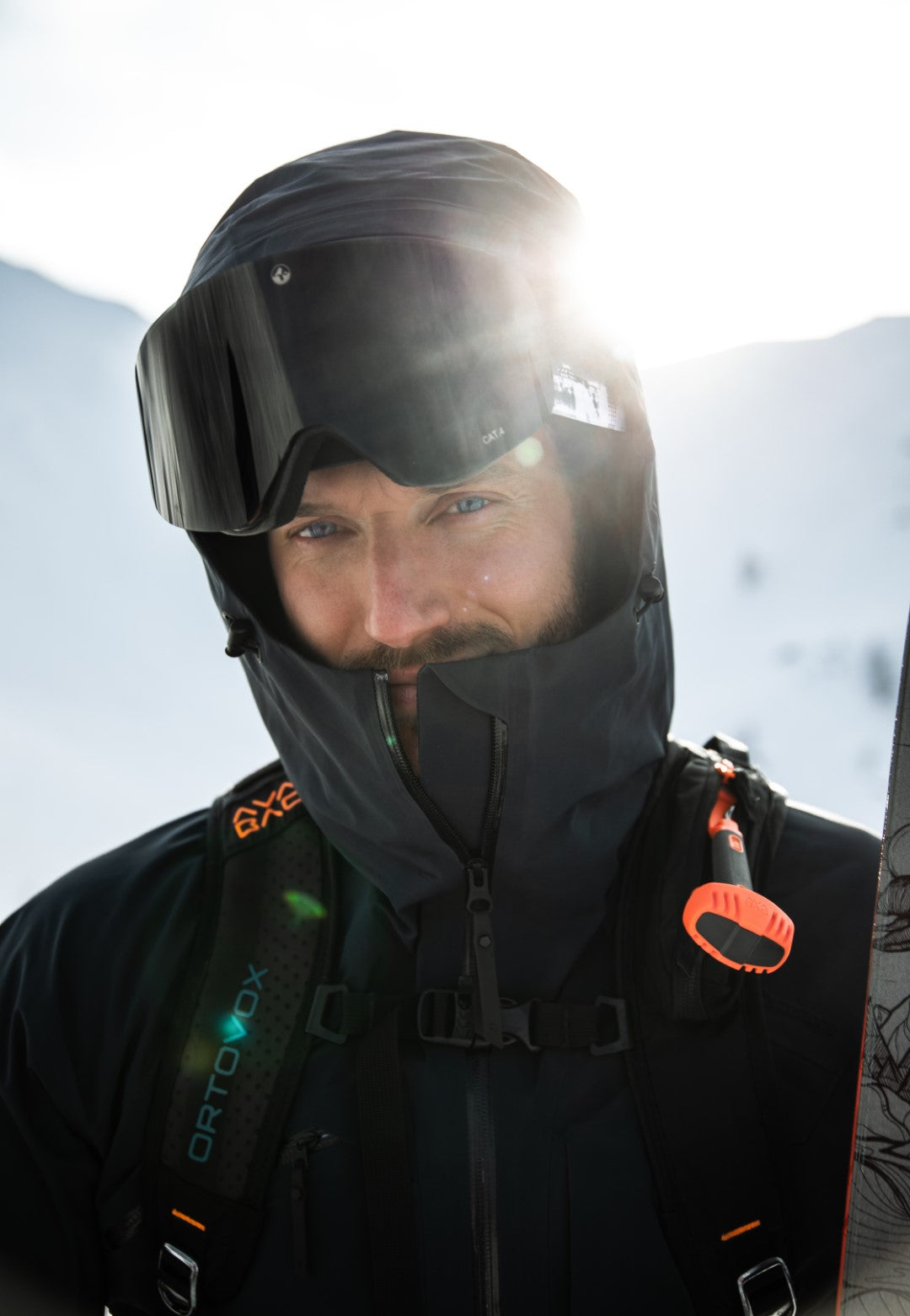 Polarisierte Skibrille