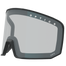 Graue und klare Goggle-Scheibe von NAKED Optics mit OPTICS-Schriftzug und CAT.0-Markierung in der unteren Ecke, entwickelt für Snowboardbrillen-Nutzer und mit Anti-Fog-Beschichtung für optimale Sicht.