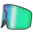 Grün getönte NAKED Optics Snowboardbrille mit CAT.1-Scheibe, schwarzem Rahmen, reflektierendem Finish und Anti-Fog-Beschichtung für klare Sicht auf der Piste.